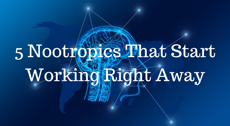 5 Nootropics That Start Working Right Away