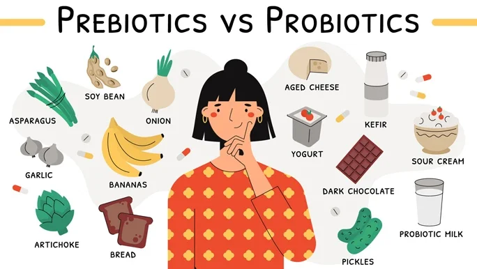Prebiotics vs. Probiotics