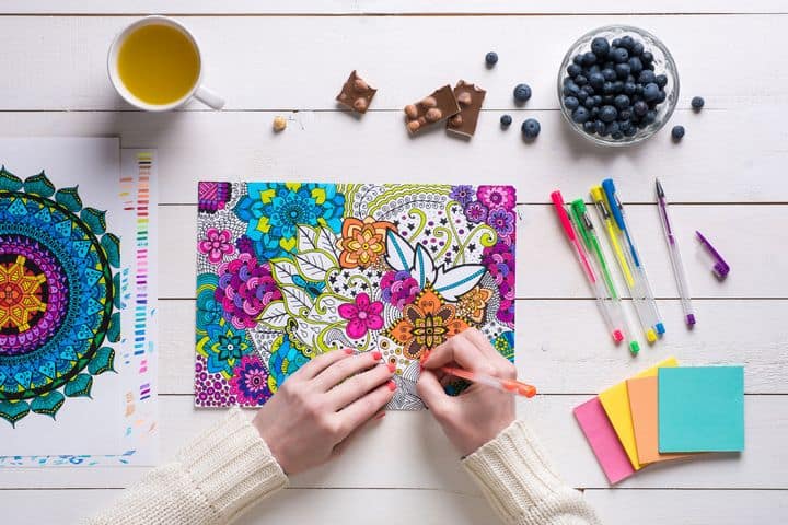The Benefits of Coloring for Stress Relief